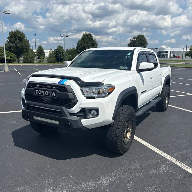Used 2017 Super White Toyota TRD Off-Road image 1