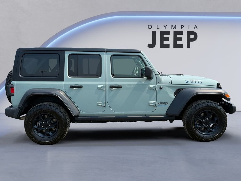 Used 2023 Gray Jeep Willys 4xe image 7