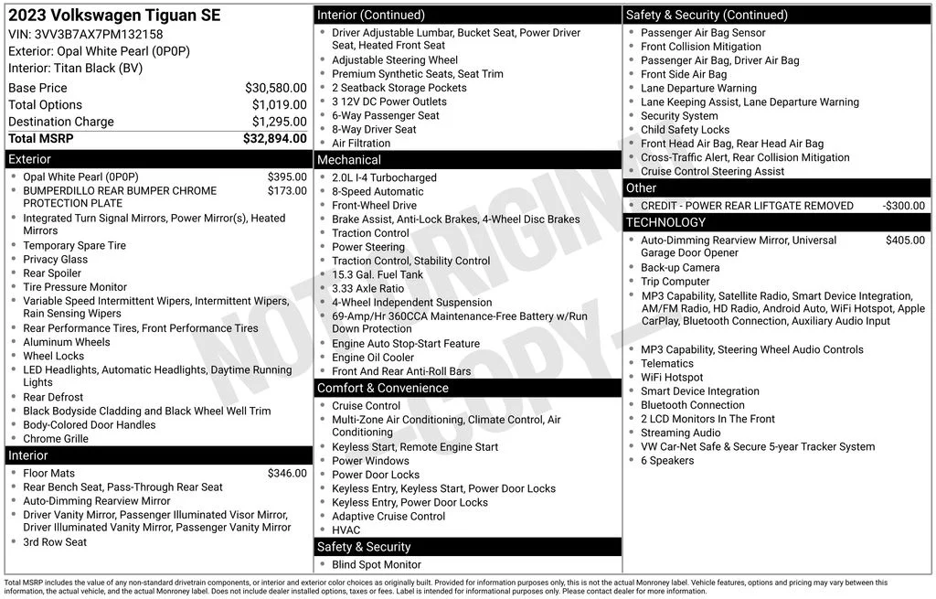 Certified Used 2023 White Volkswagen 2.0T SE image 20