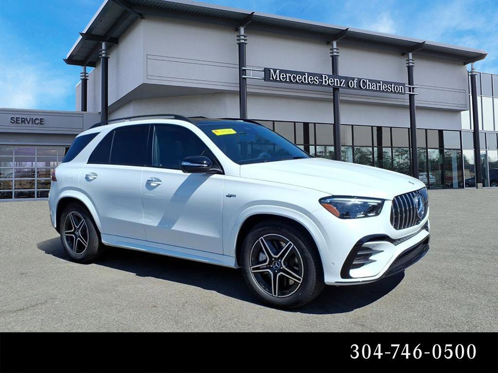 Used 2025 MANUFAKTUR Moonlight White Metallic Mercedes-Benz AMG® GLE 53 image 1