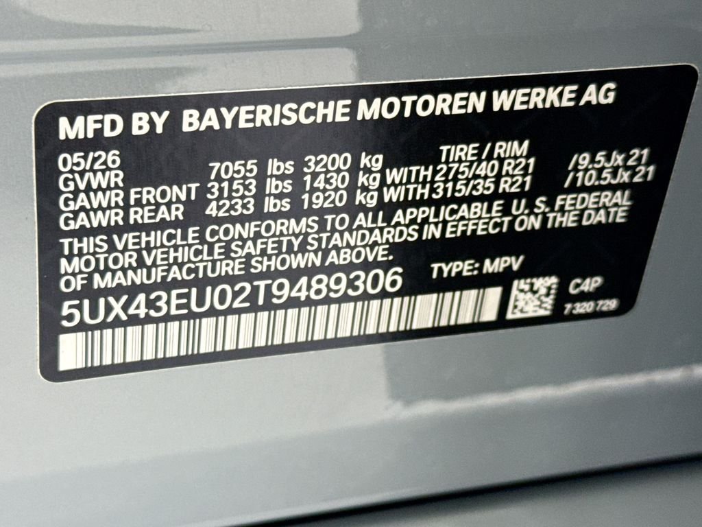 New 2026 Gray Metallic BMW xDrive50e image 34