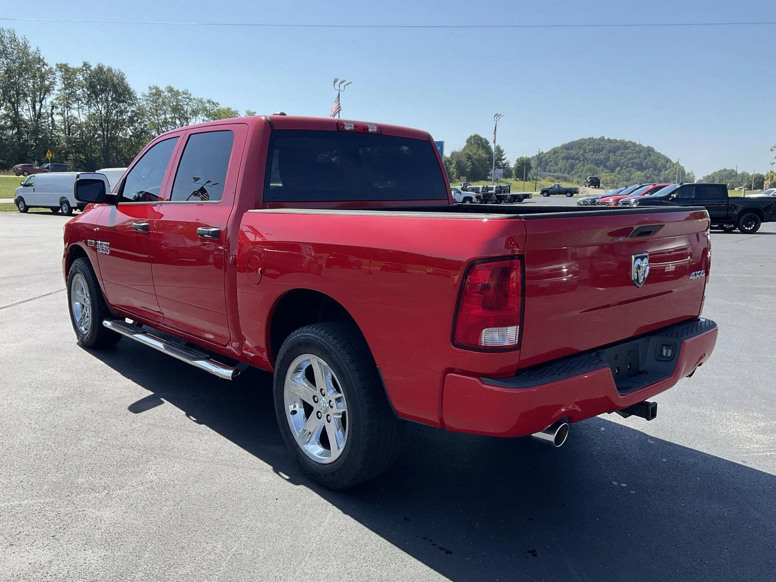 Used 2014 Flame Red Clearcoat Ram Express image 8