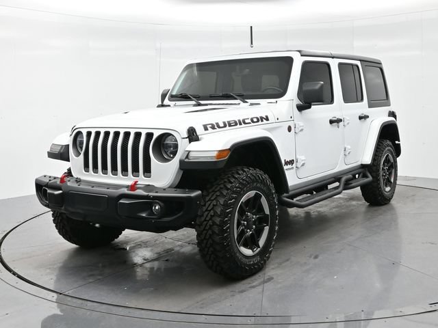Used 2018 Bright White Clearcoat Jeep Rubicon image 3