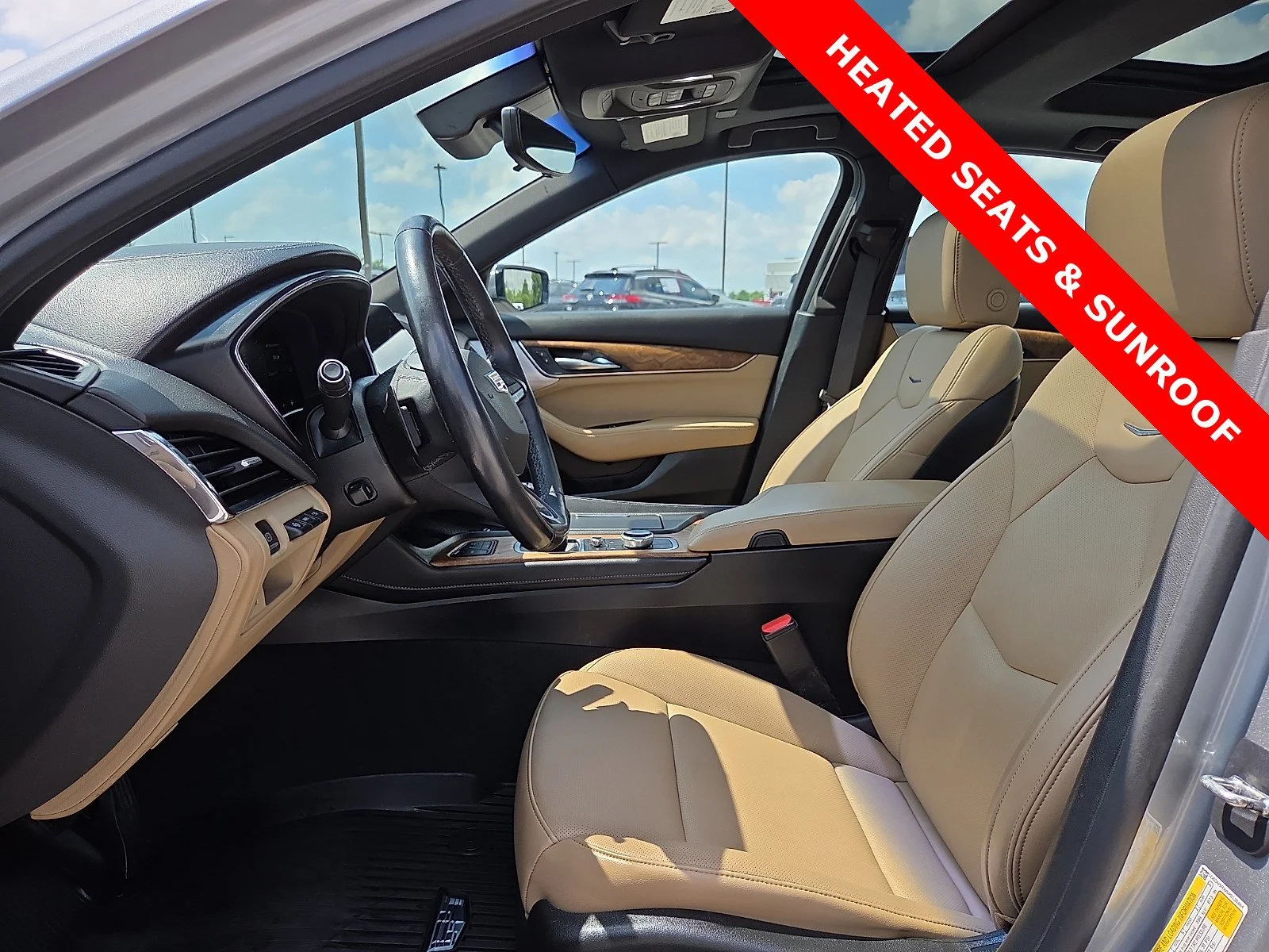 Used 2023 Argent Silver Metallic Cadillac Premium Luxury image 15
