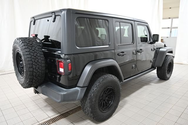 Used 2021 Black Jeep Unlimited Willys image 12