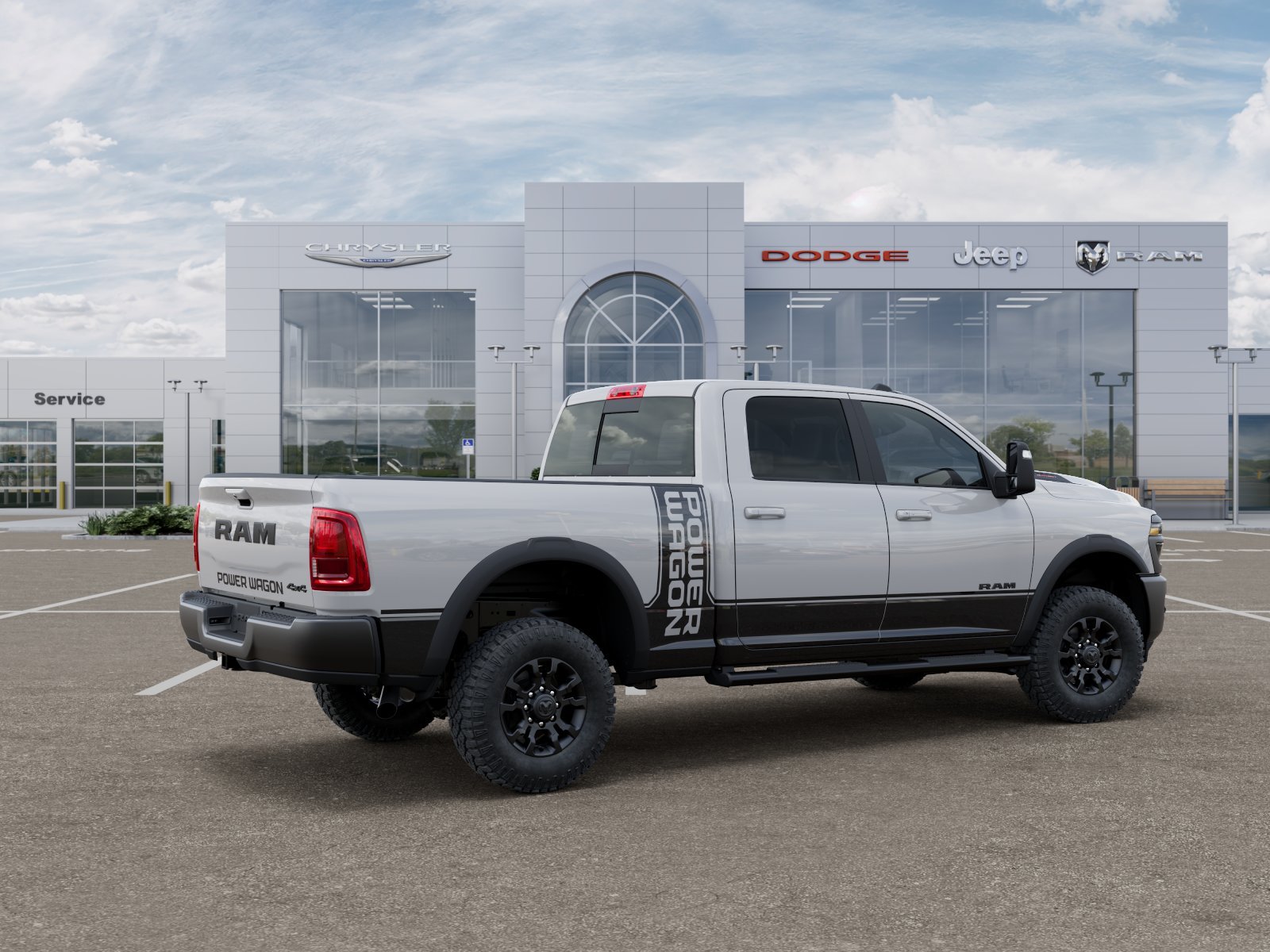 New 2025 Bright White Clearcoat RAM Power Wagon image 42