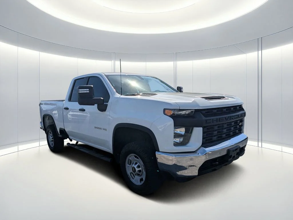 Certified Used 2020 White Chevrolet Work Truck image 1