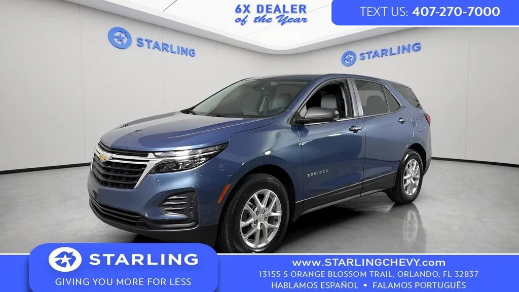 Used 2024 Lakeshore Blue Metallic Chevrolet LS image 1