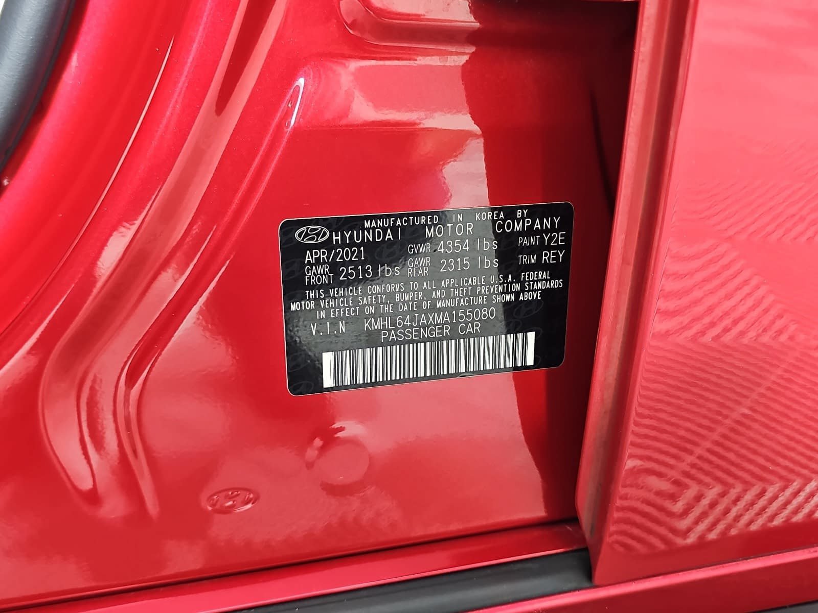 Used 2021 Red Hyundai SEL image 30