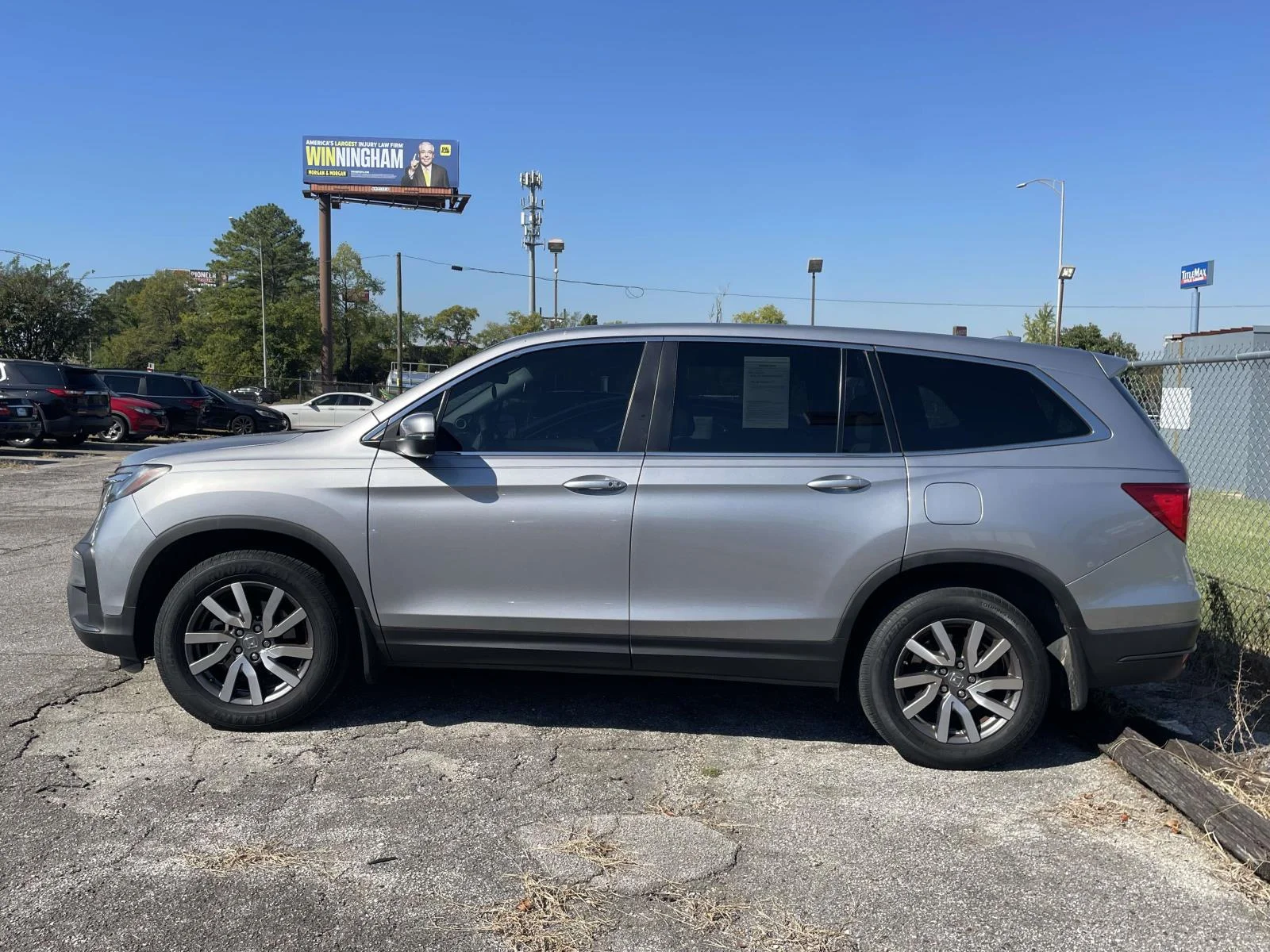 Used 2021 Lunar Silver Metallic Honda EX image 2
