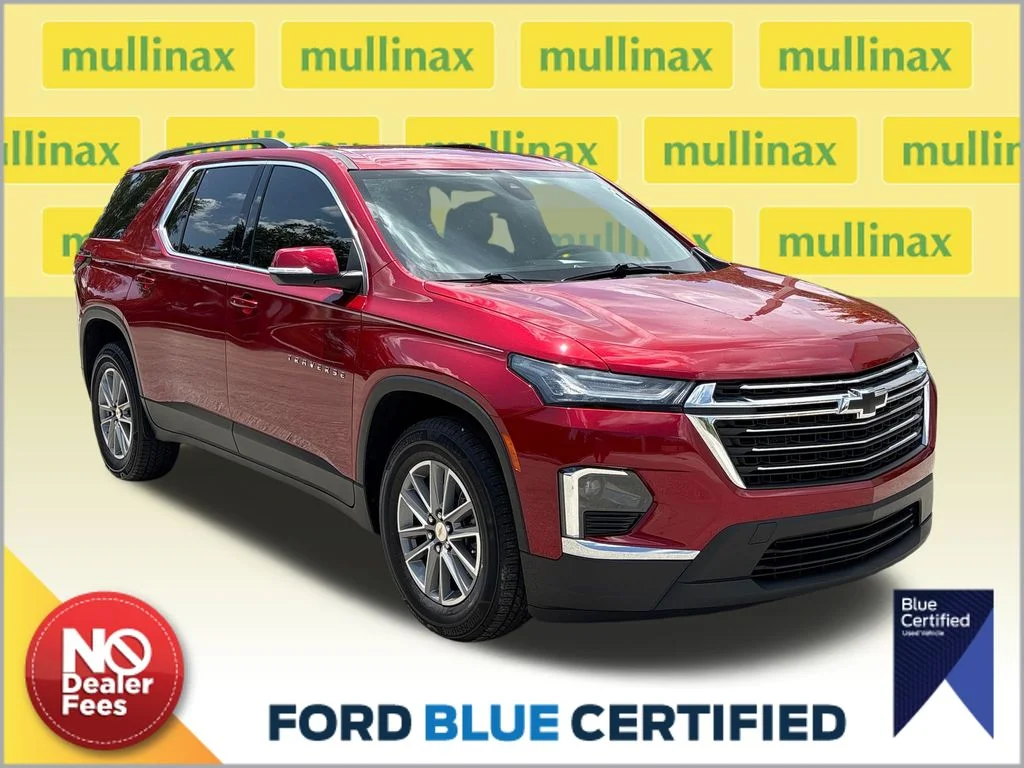 Certified Used 2022 Red Chevrolet LT Leather image 1