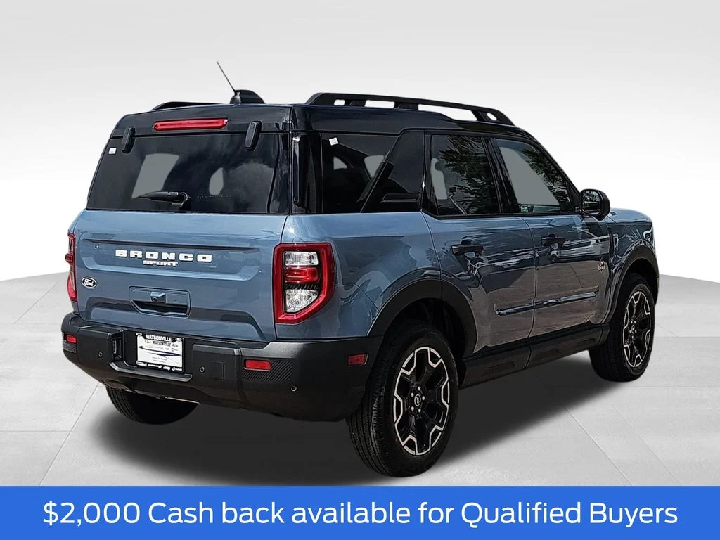 New 2026 Azure Gray Metallic Tri-Coat Ford Outer Banks® image 3