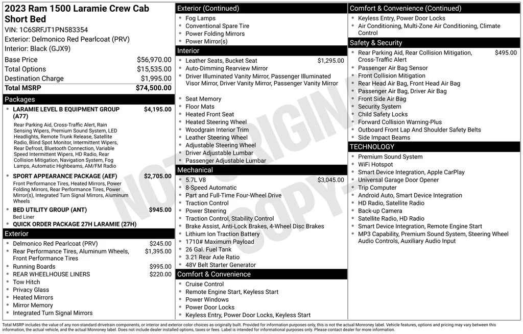 2023 RAM Ram 1500 Pickup Laramie - Photo 28