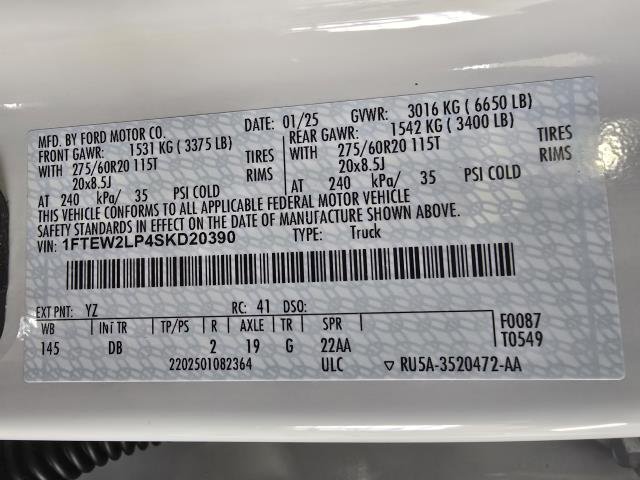 Used 2025 Oxford White FORD STX image 34