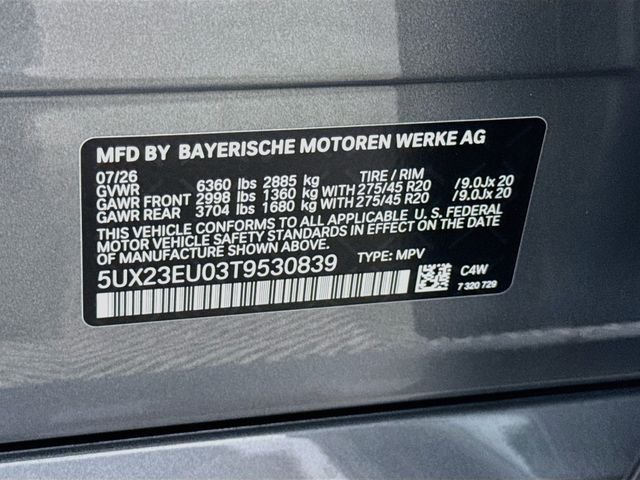 New 2026 Gray Metallic BMW xDrive40i image 34