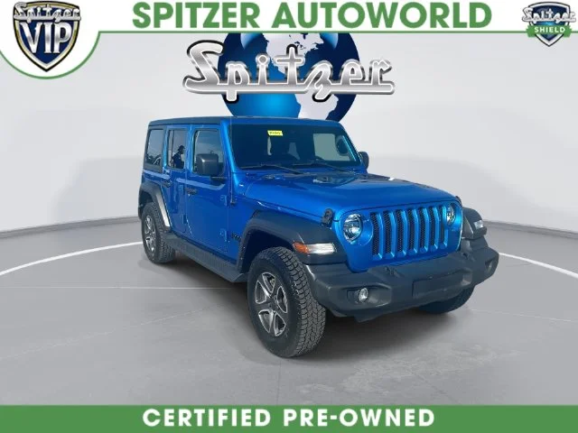 Certified Used 2023 Blue Jeep Sport S image 3