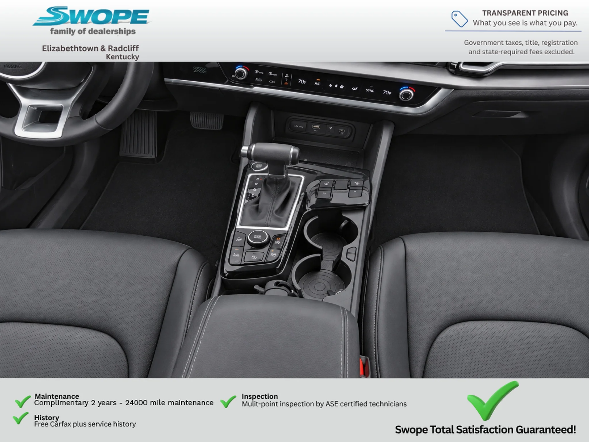 Used 2023 Ebony Black Kia EX image 9