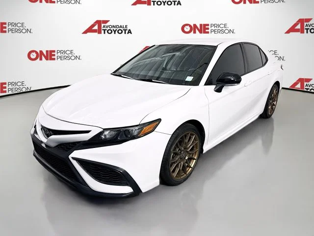 Certified Used 2023 White Toyota SE Nightshade image 4