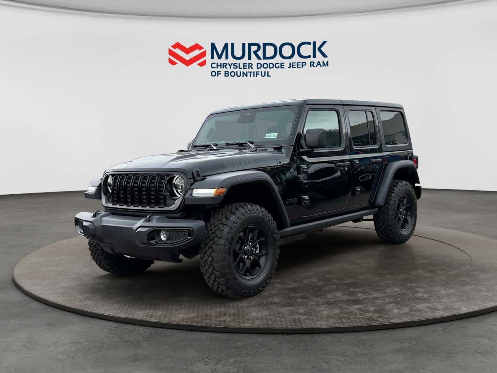 New 2026 Black Clearcoat Jeep Willys image 1