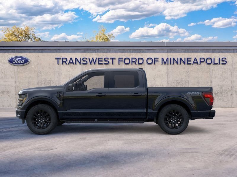 New 2026 Agate Black Metallic Ford XLT image 3