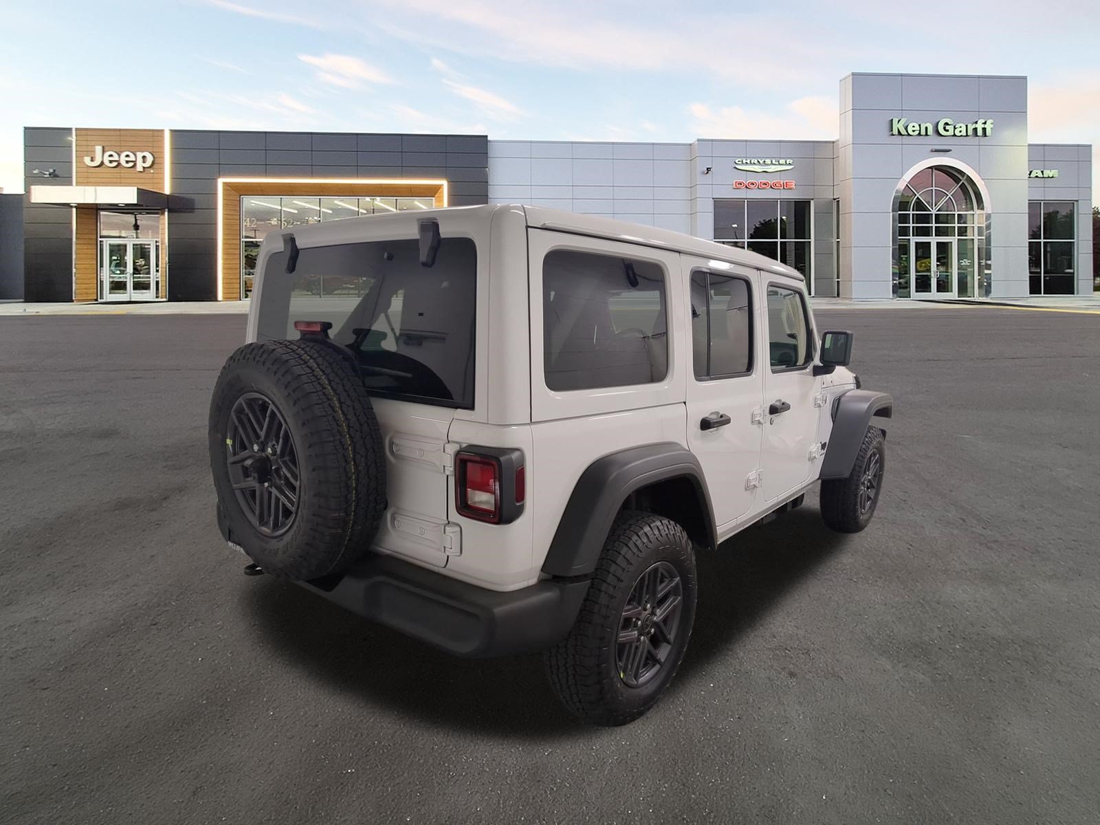 New 2027 Bright White Clear-Coat Paint Jeep Sport S image 4