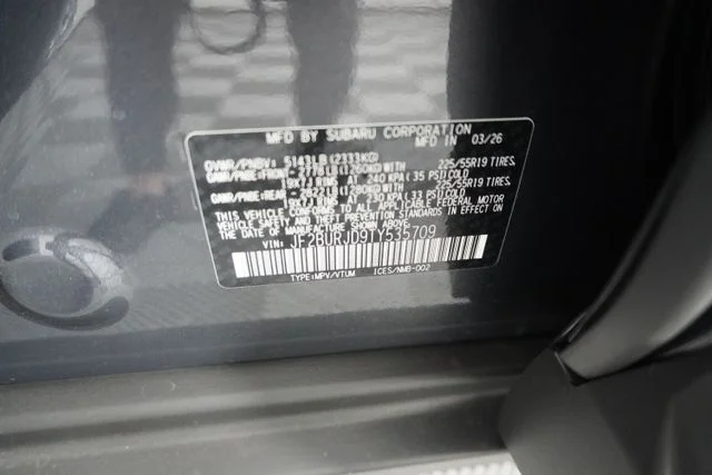 New 2026 Magnetite Gray Metallic Subaru Touring XT image 12