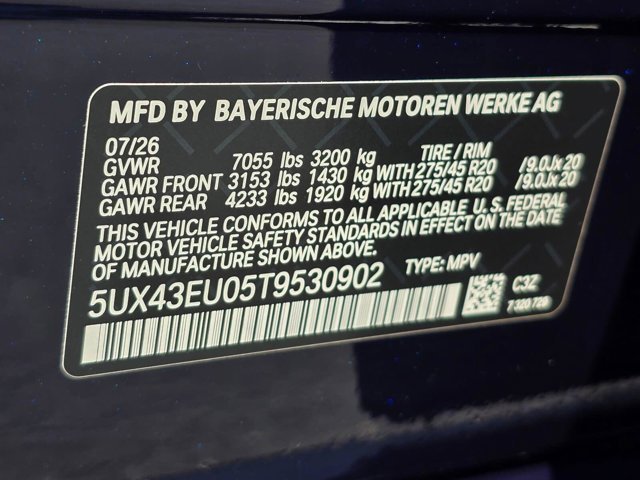 New 2026 Tanzanite Blue II Metallic BMW xDrive50e image 31