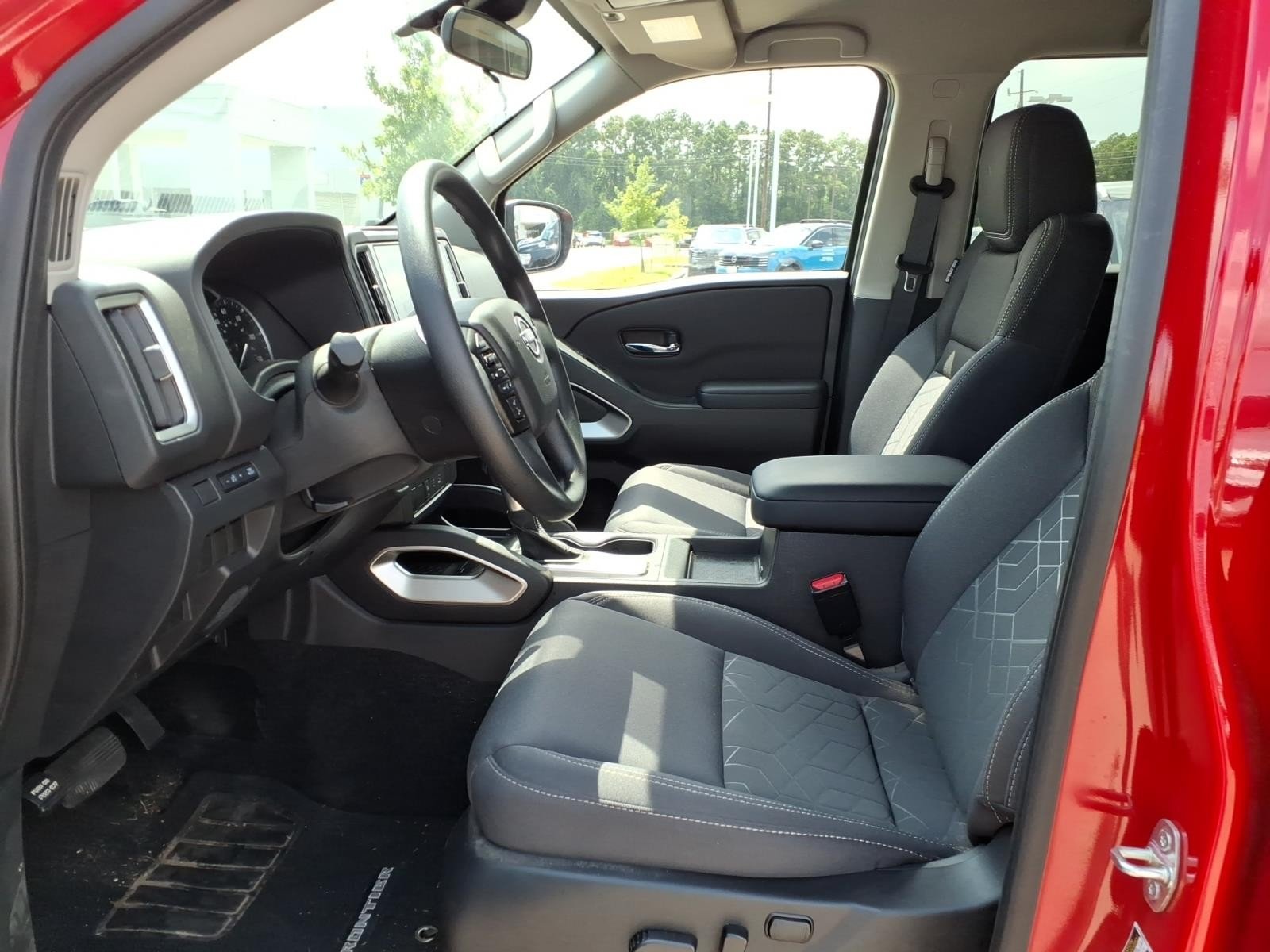 2026 Nissan Frontier SV Red at Robbins Nissan