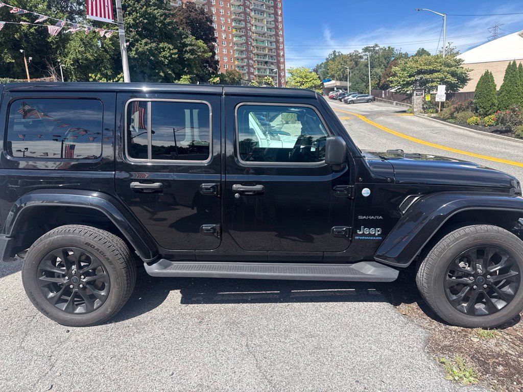 Used 2024 Black Jeep Sahara 4xe image 4