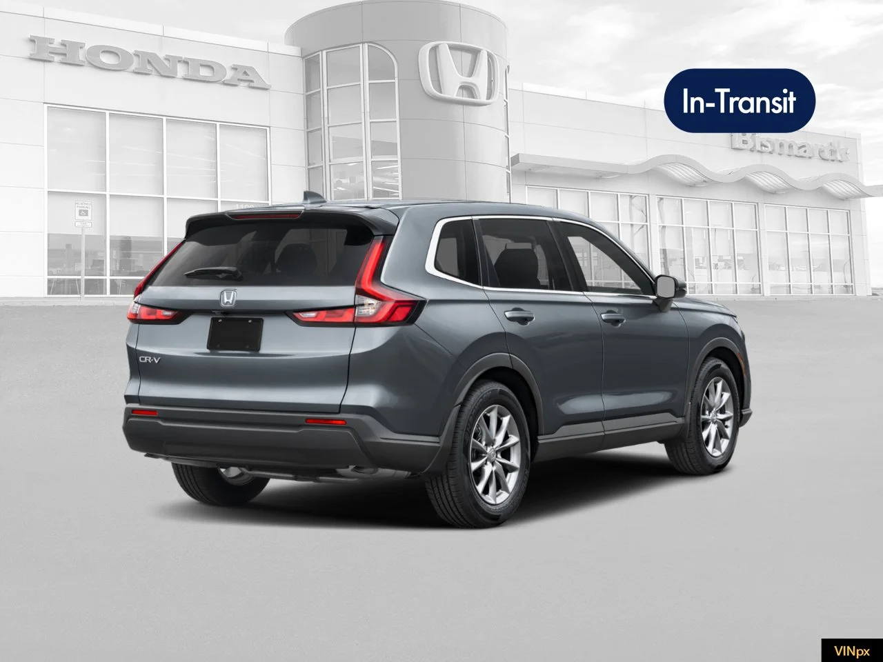 New 2027 Meteorite Gray Metallic Honda EX AWD image 2