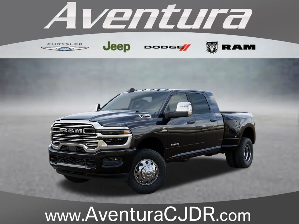 New 2026 Diamond Black Crystal Pearl-Coat Exterior Paint RAM Laramie image 1