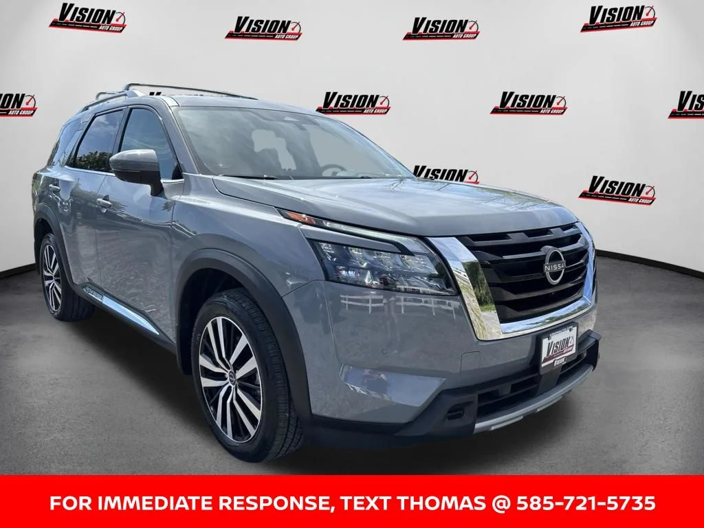Certified Used 2025 Gray Nissan Platinum image 3