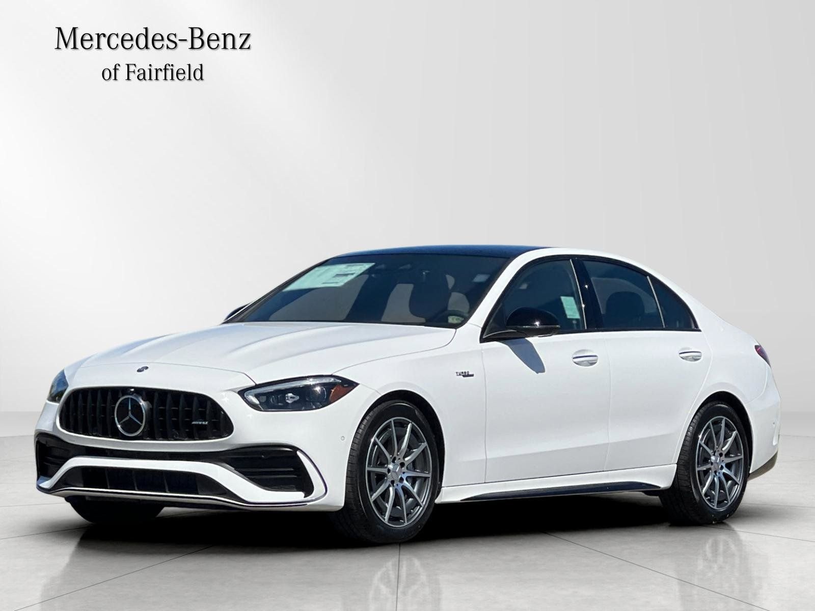 New 2026 Polar White Mercedes-Benz C 43 AMG® image 1