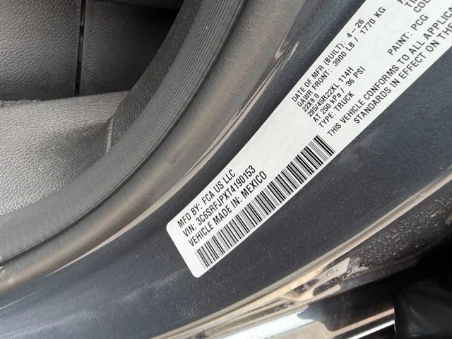 New 2026 Forged Blue Metallic Exterior Paint RAM Laramie image 25