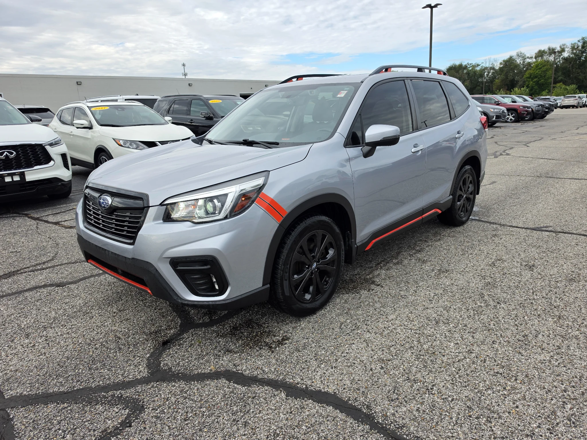 Used 2020 Ice Silver Metallic Subaru Sport image 1