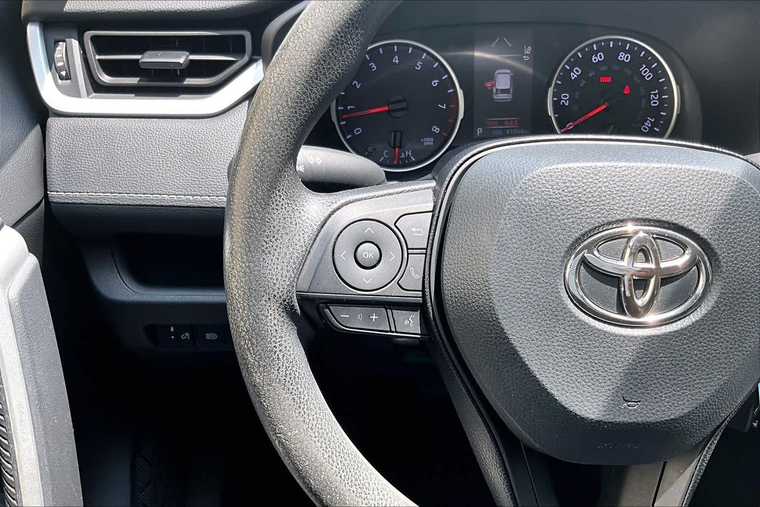 Used 2021 Midnight Black Metallic Toyota LE image 24