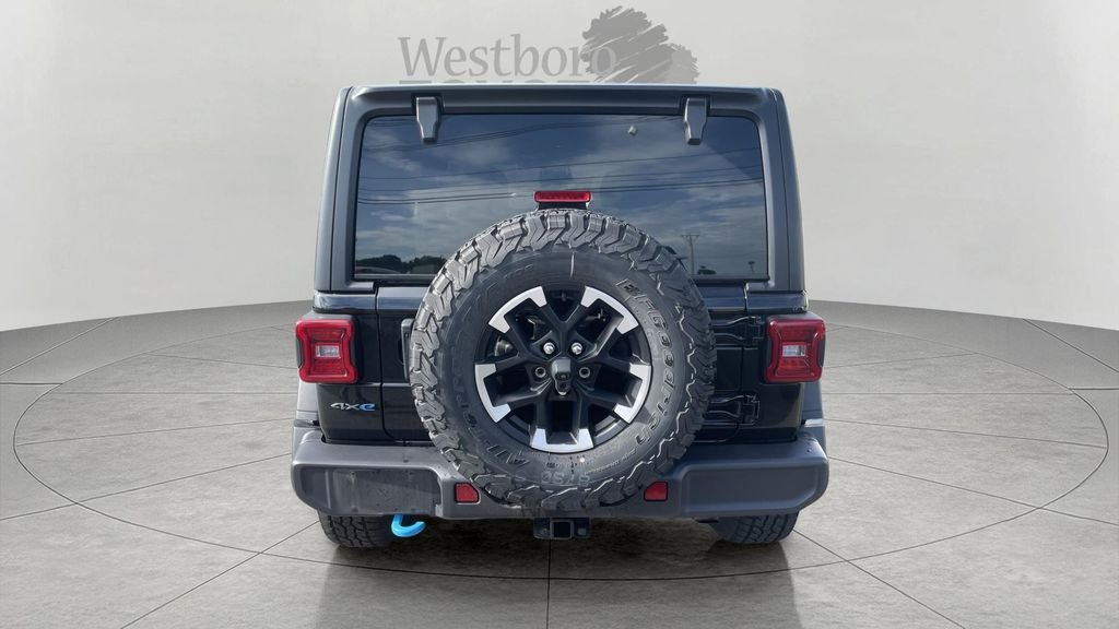 Used 2024 Black Jeep Hybrid Rubicon 4xe image 5