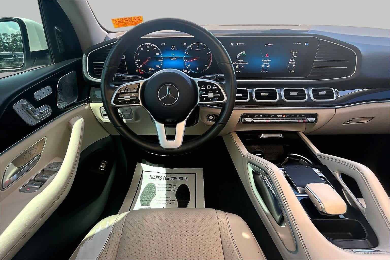 Used 2020 designo Diamond White Bright Mercedes-Benz GLE 350 image 6