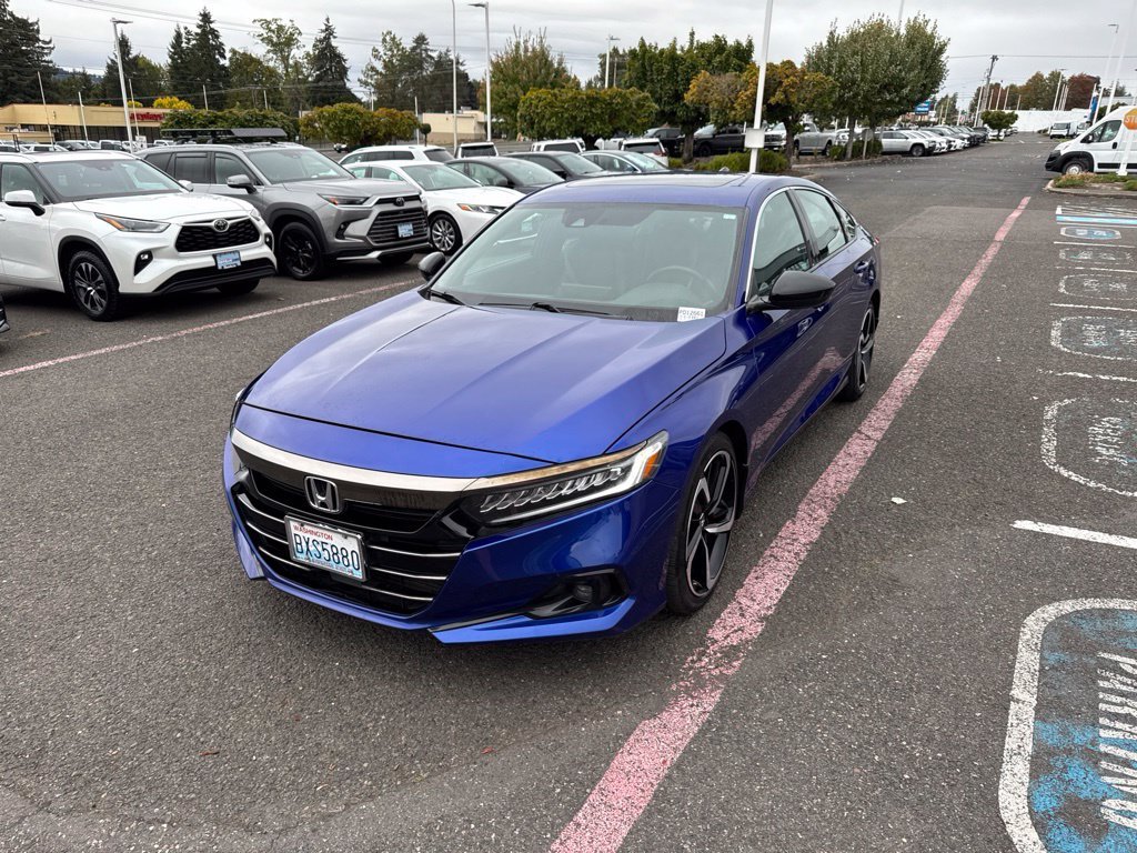 Used 2021 Still Night Pearl Honda Sport 2.0T image 3