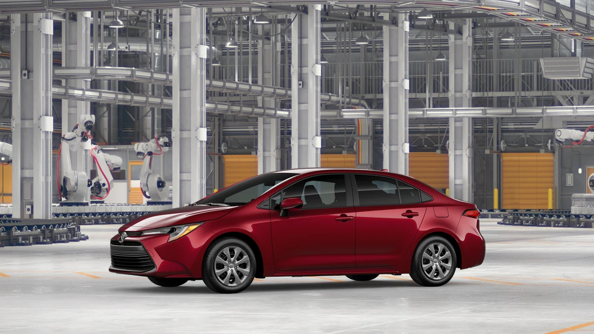 New 2026 Ruby Flare Pearl Toyota LE image 3