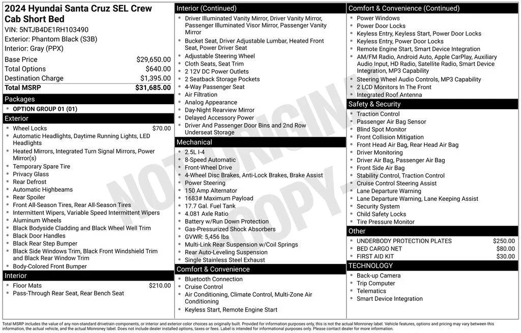 2024 Hyundai Santa Cruz SEL - Photo 38