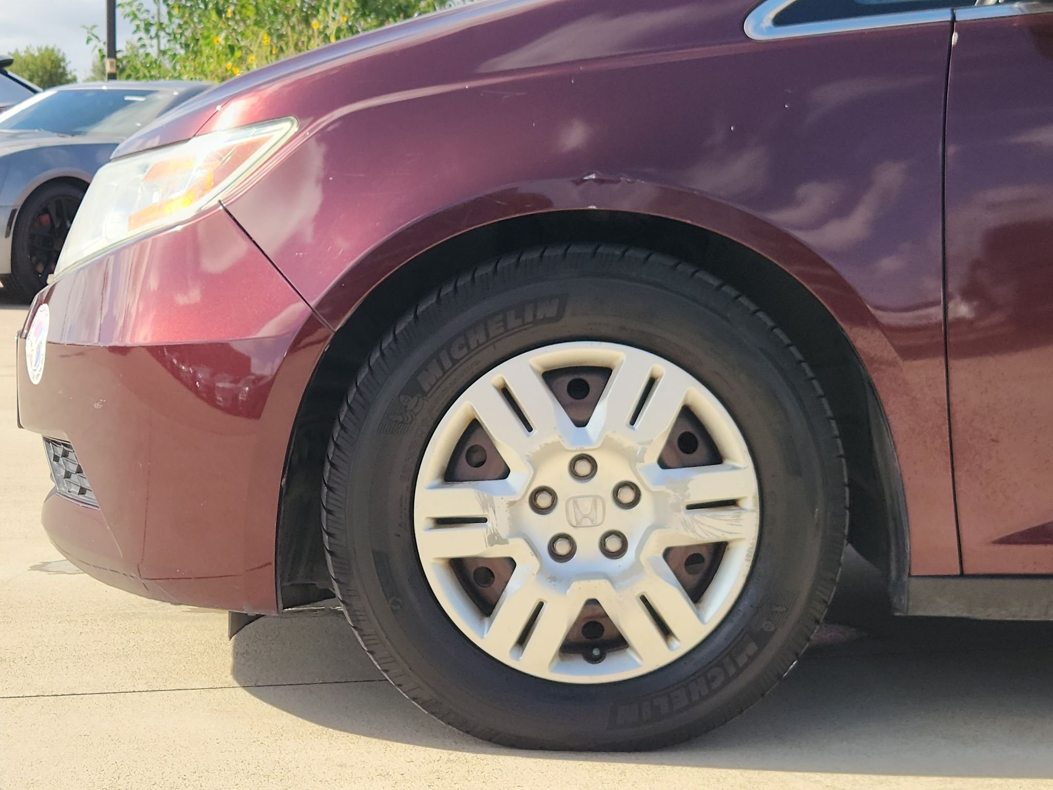 Used 2013 Dark Cherry Pearl Honda LX image 9