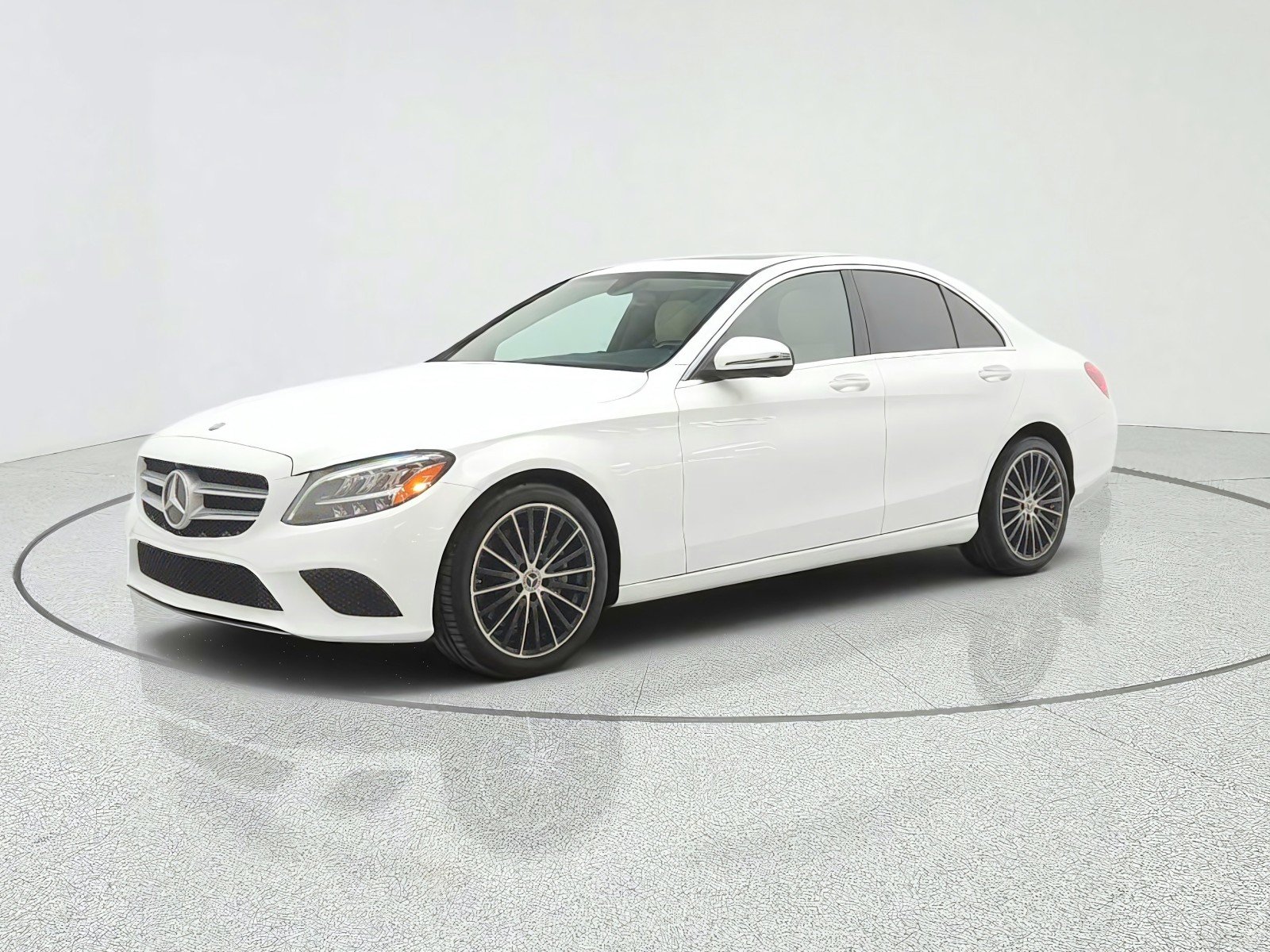 Used 2021 Polar White Mercedes-Benz C 300 Sedan image 1