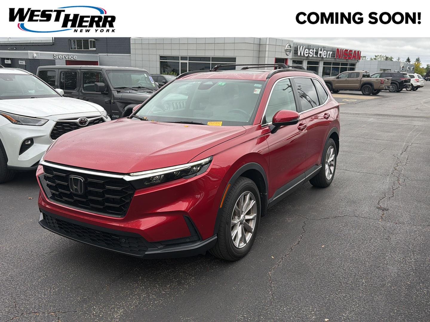 Used 2024 Radiant Red Metallic Honda EX-L image 1