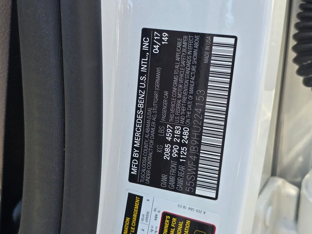 Used 2017 White Mercedes-Benz C 300 image 38