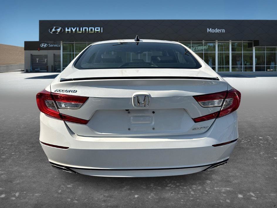 Used 2021 Platinum White Honda Sport image 6
