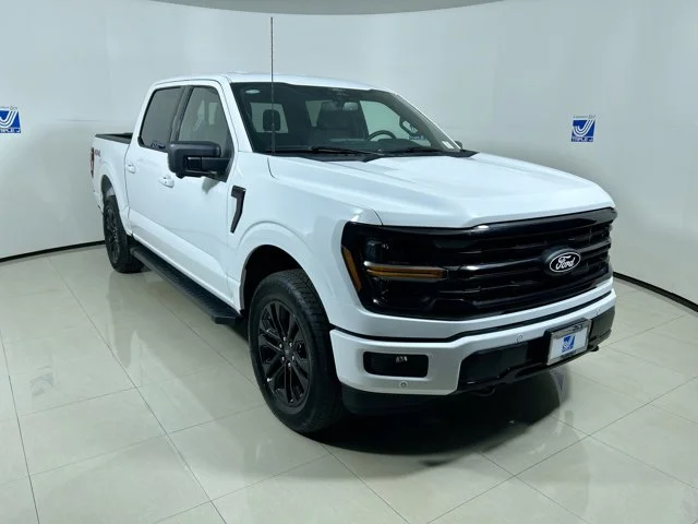New 2025 OXFORD WHITE Ford XLT w/XLT Black Appearance Package Plus Super Crew Cab image 1