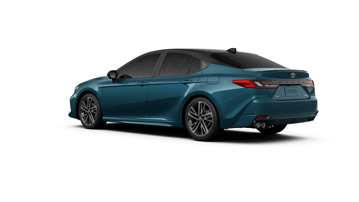 New 2026 Ocean Gem with Midnight Black Metallic roof Toyota XSE image 6