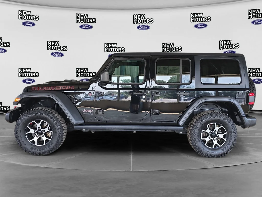 Used 2021 Black Clearcoat Jeep Unlimited Rubicon image 2