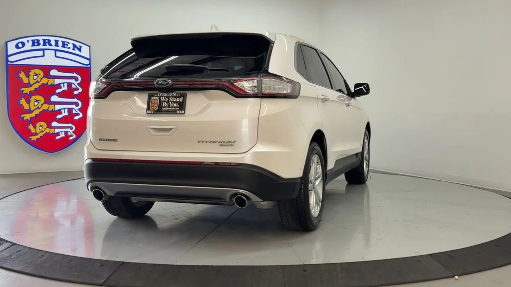 Used 2018 White Platinum Clearcoat Metallic Ford Titanium image 5